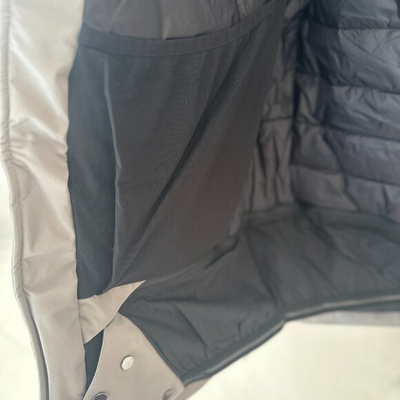 Men's Down Arcteryx Logo Waterproof Warm Hooded Puffer Jacket Size L - Picture 9 of 11